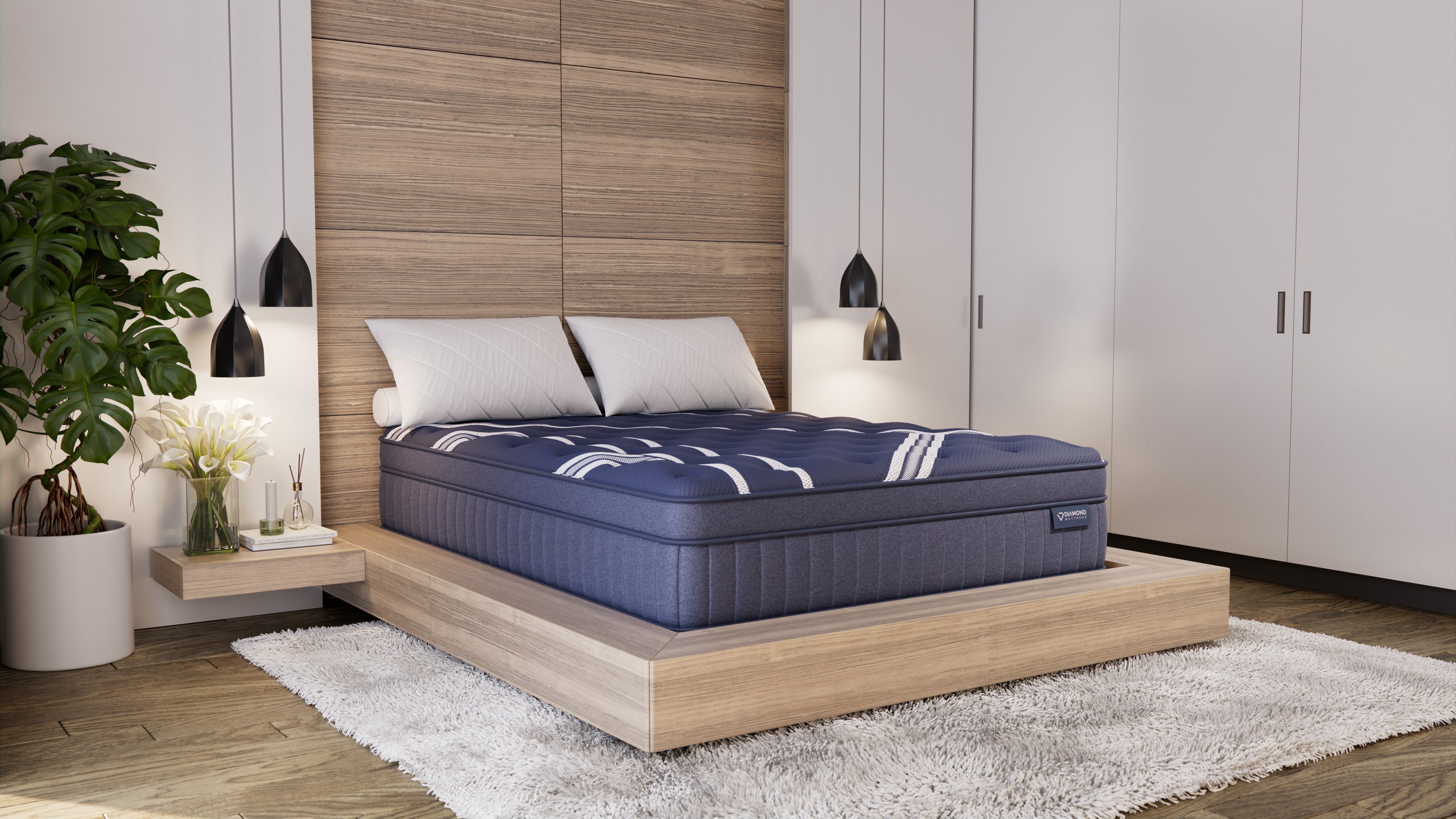 Diamond Mattress Uplift Luxe Hybrid King Medium