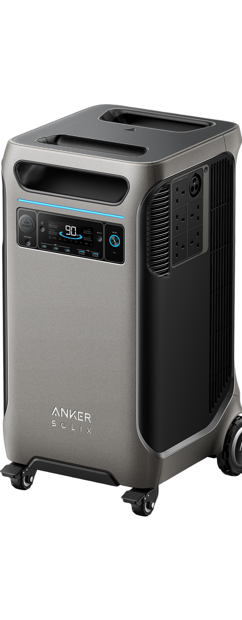 Anker SOLIX F3800 3840W Portable Power Station with 3840Wh Capacity