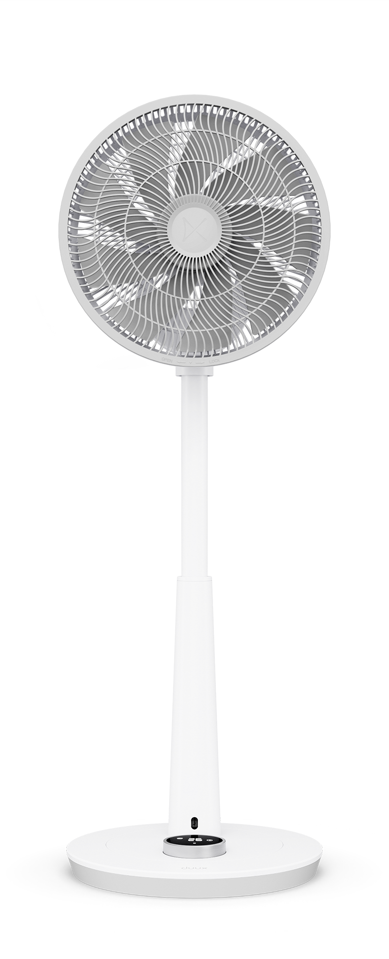 Duux Whisper 3 White Pedestal Fan Adjustable 73-95 cm