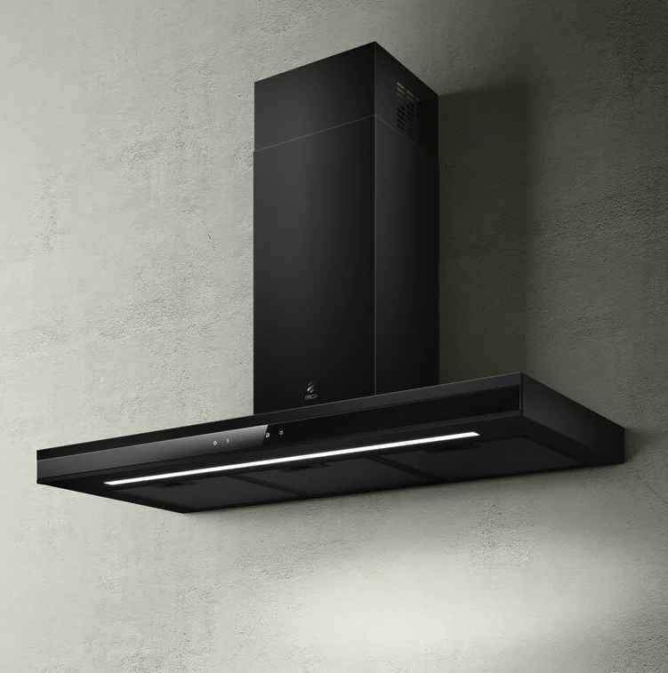 Elica Adele2 90cm Black Chimney Extractor Hood