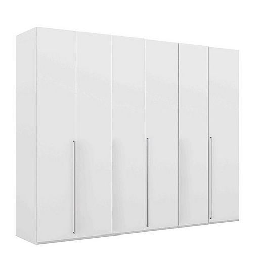 Lisia 6 Door Wardrobe White Lacquered High-Gloss