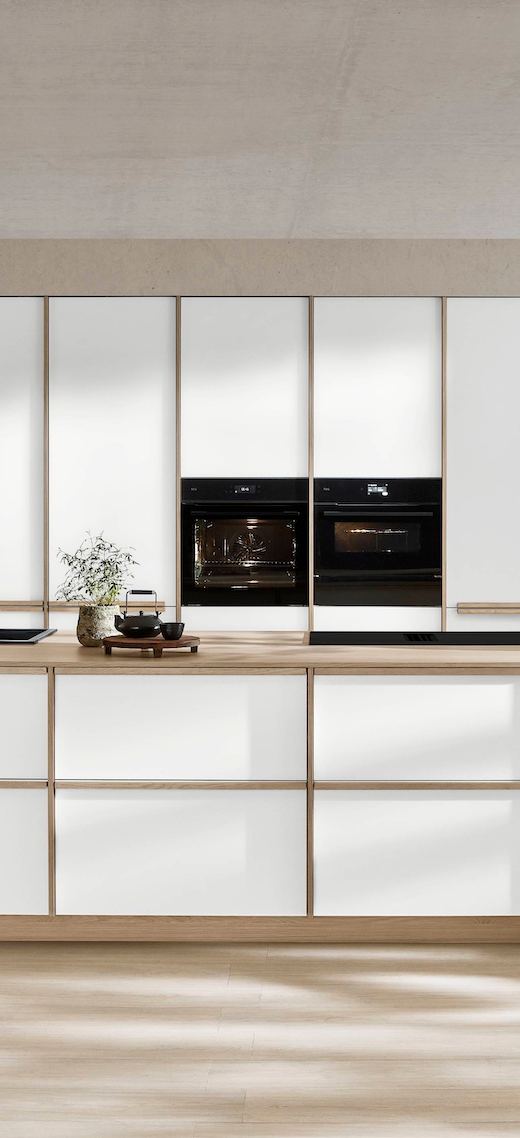 Nobilia Senso White Matte Island Kitchen