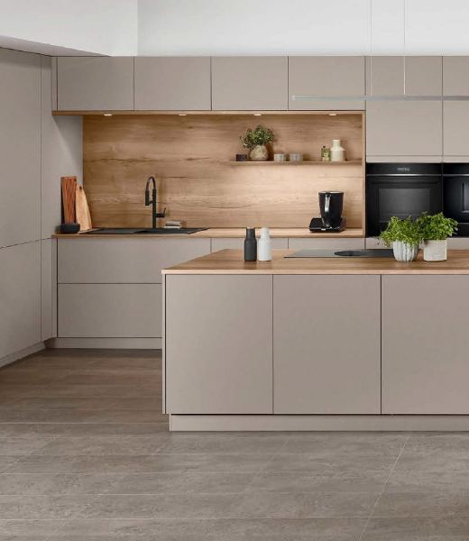 Nobilia Senso Macchiato Premium Matte Island Kitchen