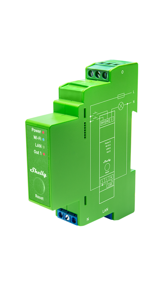 Shelly Pro Dimmer 1PM DIN-Rail Smart Dimmer