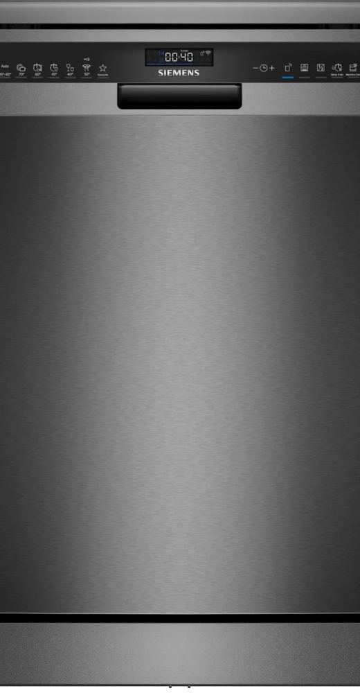 Siemens SN25EC13CE iQ500 Dishwasher, 14 Place Settings, Black, A Rated