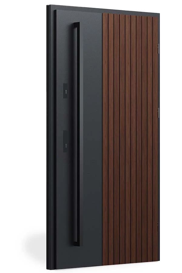 Ville Doors Florence Modern Stainless Steel Exterior Door